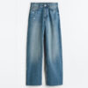 Nebesajeans American Vintage High-Waist Straight Jeans – Spring-Ready Heritage Denim with Cozy Thermal Lining