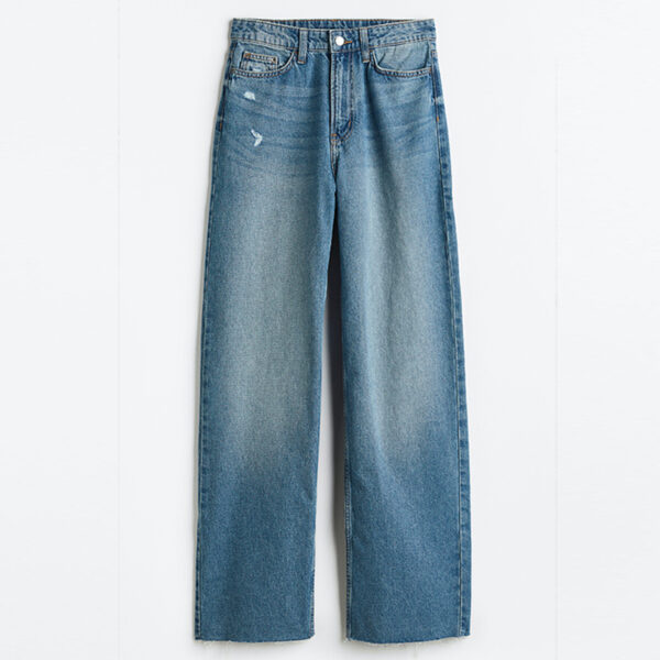 Nebesajeans American Vintage High-Waist Straight Jeans – Spring-Ready Heritage Denim with Cozy Thermal Lining