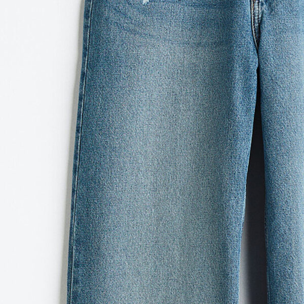 Nebesajeans American Vintage High-Waist Straight Jeans – Spring-Ready Heritage Denim with Cozy Thermal Lining