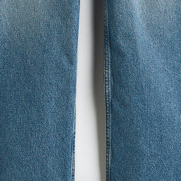 Nebesajeans American Vintage High-Waist Straight Jeans – Spring-Ready Heritage Denim with Cozy Thermal Lining