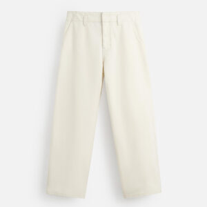 Fresh Style Starts Here: Nebesa Men’s Faded White Loose Straight-Leg Jeans – Spring 2025