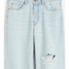Spring Women’s Mid-Rise Relaxed Fit Distressed Straight-Leg Jeans – Easy Style with an Edge