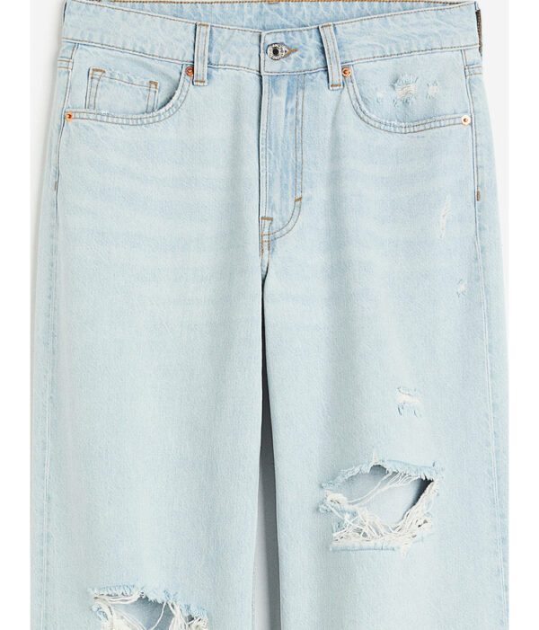 Spring Women’s Mid-Rise Relaxed Fit Distressed Straight-Leg Jeans – Easy Style with an Edge