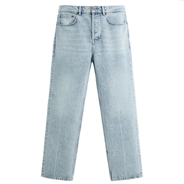 Clean, Fresh, Effortlessly Cool: Spring 2025 Nebesa Men’s Light Blue Ankle-Length Jeans