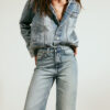 Spring Women’s High-Waisted Straight-Leg Wide-Leg Jeans – Effortless Style, Flattering Fit