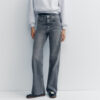 Spring 2025 Nebesa Women’s Grey High-Waist Wide-Leg Jeans – Effortless Chic Meets All-Day Comfort