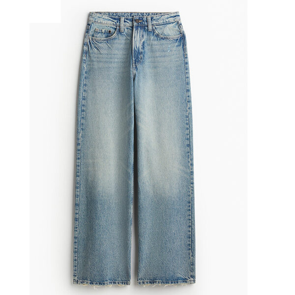 Spring Women’s High-Waisted Straight-Leg Wide-Leg Jeans – Effortless Style, Flattering Fit