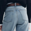 Effortless Elegance: Spring 2025 Nebesa Women’s Light Blue High-Waisted Wide-Leg Jeans