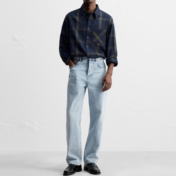 Clean, Fresh, Effortlessly Cool: Spring 2025 Nebesa Men’s Light Blue Ankle-Length Jeans