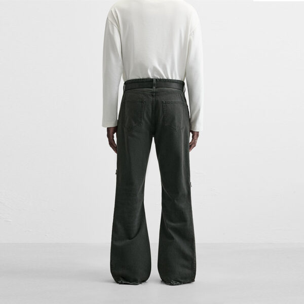 Turn Heads This Spring: Nebesa Men's Washed Cotton Flared Jeans