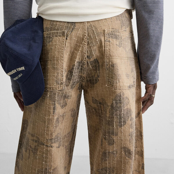 Bold Utility Meets Street Style: Spring 2025 Nebesa Men’s Carpenter-Style Loose-Fit Pants Skinny Jeans