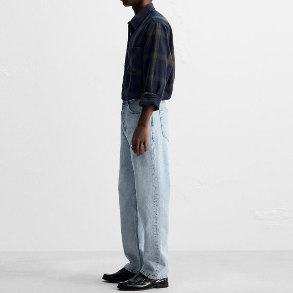 Clean, Fresh, Effortlessly Cool: Spring 2025 Nebesa Men’s Light Blue Ankle-Length Jeans