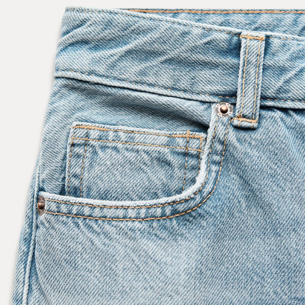 Effortless Elegance: Spring 2025 Nebesa Women’s Light Blue High-Waisted Wide-Leg Jeans