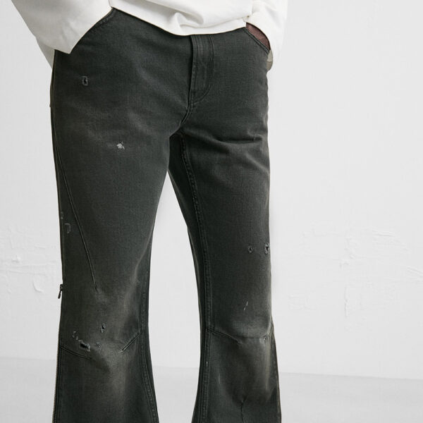 Turn Heads This Spring: Nebesa Men's Washed Cotton Flared Jeans