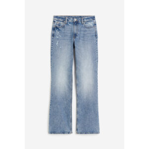 Spring Women’s High-Waisted Slim-Fit Flared Jeans – A Curve-Loving Classic with Modern Stretch