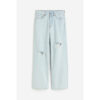 Spring Women’s Mid-Rise Relaxed Fit Distressed Straight-Leg Jeans – Easy Style with an Edge