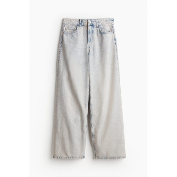 Spring Women’s Casual Loose-Fit Mid-Rise Straight-Leg Jeans – Stacked Style, Relaxed Confidence