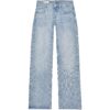 Effortless Cool: Spring 2025 Women’s Light Blue Low-Waisted Wide-Leg Jeans