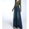 Spring Women’s High-Waisted Wide-Leg Jeans – Flattering, Slimming & Tall-Friendly Draping Fit