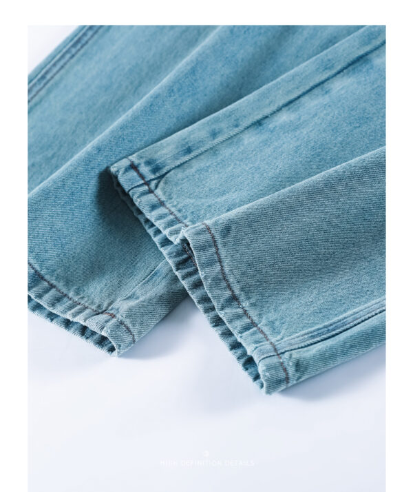Spring Women’s High-Street Cargo Straight-Leg Jeans – Fashion-Forward Utility with a Flattering Fit