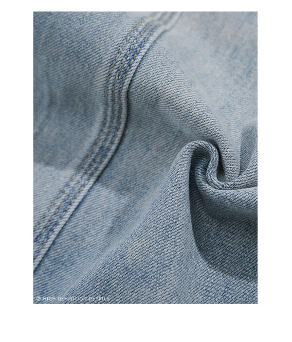 Spring Women’s Light Blue Retro Split Wide-Leg Banana Jeans – Effortless Style with a Flared, Flattering Fit