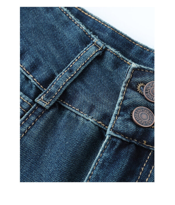 Spring Women’s High-Waisted Wide-Leg Jeans – Flattering, Slimming & Tall-Friendly Draping Fit