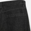 Laid-Back Edge: Spring Men’s Cotton Straight-Leg Jeans with Raw Hem & Stitch Detail