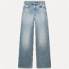 Effortless Elegance: Spring 2025 Nebesa Women’s Light Blue High-Waisted Wide-Leg Jeans