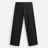 Laid-Back Edge: Spring Men’s Cotton Straight-Leg Jeans with Raw Hem & Stitch Detail