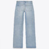Effortless Cool: Spring 2025 Women’s Light Blue Low-Waisted Wide-Leg Jeans