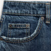 Spring 2025 Nebesa Women’s Sea Blue Cotton Mid-Rise Denim Shorts – Effortless Casual Chic
