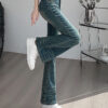 Jeaans Female Spring And Fall New Pants High Waist Thin Elastic Slim Design Flare Pants Female