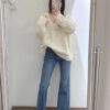 Spring Women’s High-Waisted Vintage-Inspired Flared Jeans – Slimming, Stylish & Petite-Friendly