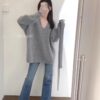 Spring Women’s High-Waisted Vintage-Inspired Flared Jeans – Slimming, Stylish & Petite-Friendly