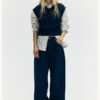 Spring Women’s Cotton Balloon Leg Mid-Rise Straight-Leg Jeans – Effortless Volume, Unmatched Comfort