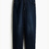 Spring Women’s Cotton Balloon Leg Mid-Rise Straight-Leg Jeans – Effortless Volume, Unmatched Comfort