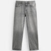 Spring Men’s Cotton Washed Loose-Fit Casual Jeans with Stitch Detailing – Everyday Comfort with Timeless Style