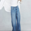 Spring Women’s Feather Soft Extra-Wide High-Waisted Jeans