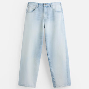 Spring Men’s Cotton Loose-Fit Washed Casual Jeans – Relaxed Comfort with a Modern Minimalist Design