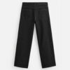 Spring 2025 Men’s Cotton Raw Hem Stitch Detail Loose-Fit Straight-Leg Denim Pants – Effortless Edge Meets Premium Casual Style