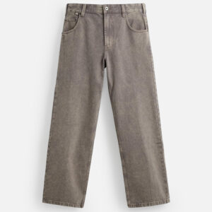 Spring 2025 Men’s Washed Cotton Loose-Fit Straight-Leg Jeans – Effortlessly Stylish & All-Day Comfortable