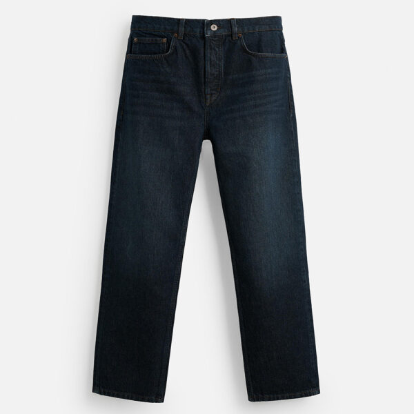 Men’s Cotton Washed Straight-Leg Ankle-Length Jeans – Comfort Meets Everyday Style