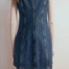 Spring Women’s French-Style A-Line Denim Long Dress