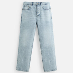 Men’s Cotton Washed Straight-Leg Ankle-Length Jeans – Effortless Comfort with Everyday Style