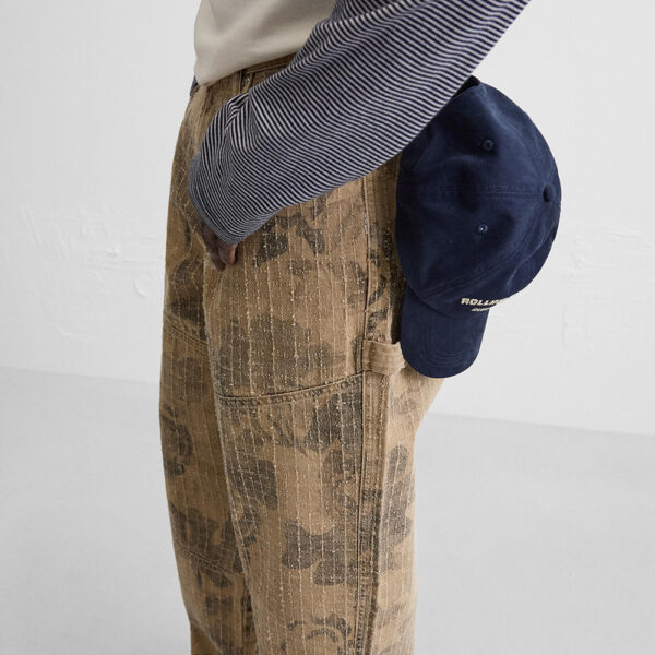 Spring Men’s Cotton Loose Carpenter Pants – Rugged Utility Meets Laid-Back Street Style