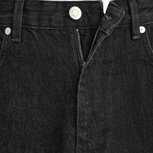 Spring 2025 Men’s Cotton Raw Hem Stitch Detail Loose-Fit Straight-Leg Denim Pants – Effortless Edge Meets Premium Casual Style