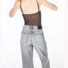 Breathable 5-Pocket Cotton High-Waisted Wide-Leg Straight Jeans for Women – Timeless Style, Everyday Comfort