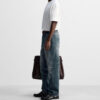 Men’s Cotton Washed Straight-Leg Ankle-Length Jeans – Classic Comfort with a Modern Edge