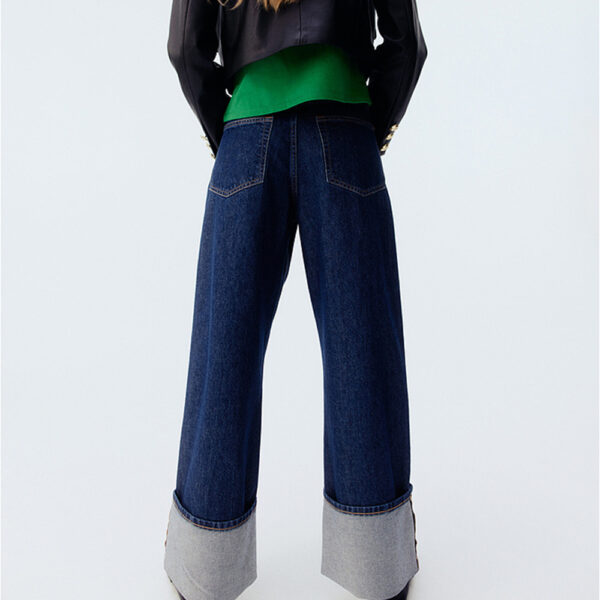 Spring Women’s Casual Loose Low-Waisted Wide-Leg Jeans | Relaxed Fit with Effortless Style