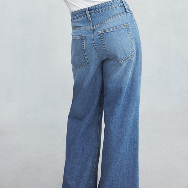 Spring Women’s Feather Soft Extra-Wide High-Waisted Jeans